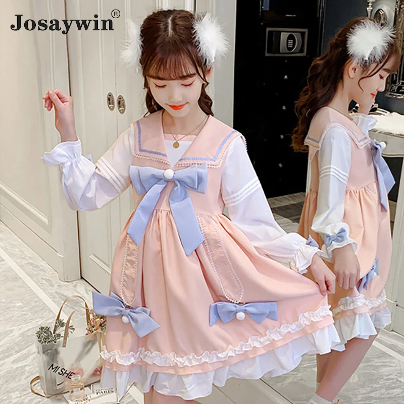 Lolita Girl Dress for Kids Teenager Long Sleeve Party Wedding Dress Girl Student Vestido with Bow Birthday Princess Dresses
Lolita Girl Dress for Kids Teenager Long Sleeve Party Wedding Dress Girl Student Vestido with Bow Birthday Princess Dresses