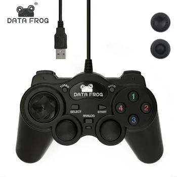 DATA FROG Wired Gamepad USB 2.0 Joystick Joypad Gamepad Game Controller For PC Laptop Computer For Win7/8/10 XP/For Vista
DATA FROG Wired Gamepad USB 2.0 Joystick Joypad Gamepad Game Controller For PC Laptop Computer For Win7/8/10 XP/For Vista