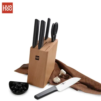 Huohou Stainless Steel Kitchen Knife Set 6pcs Cutter with Holder Chopping Knife Slicing Tool Fruit Knife Kitchen Scissor
Huohou Stainless Steel Kitchen Knife Set 6pcs Cutter with Holder Chopping Knife Slicing Tool Fruit Knife Kitchen Scissor