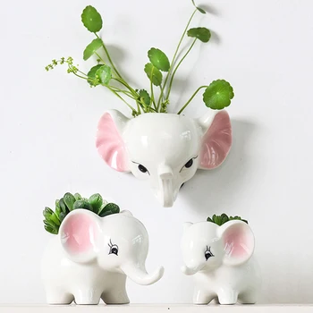 Elephant Hanging Flower Pot Succulent Plant Cartoon Pots Garden Flower Planter Home Office
Elephant Hanging Flower Pot Succulent Plant Cartoon Pots Garden Flower Planter Home Office
