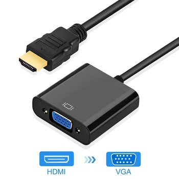 HDMI TO VGA Converter with Audio Cable HDMI Splitter To VGA Adapter Digital Analog HD 1080p for PC Laptop Tablet TV HDMI Cable
HDMI TO VGA Converter with Audio Cable HDMI Splitter To VGA Adapter Digital Analog HD 1080p for PC Laptop Tablet TV HDMI Cable