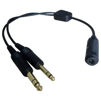 High Quality For Airbus RA Dual Plug 5 Pin Stereo Headset Adapter Cable Aviation Headphone Cable earphone accessories 
High Quality For Airbus RA Dual Plug 5 Pin Stereo Headset Adapter Cable Aviation Headphone Cable earphone accessories