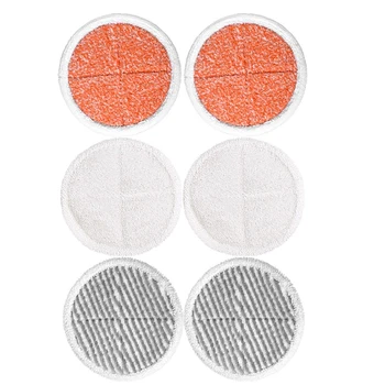 ELEG-6 Pack Mop Pads Replacement For Bissell Spinwave 2039A 2124 (Included 2x Soft Pads+2x Scrubby Pads+2x Heavy Scrub Pads) 
ELEG-6 Pack Mop Pads Replacement For Bissell Spinwave 2039A 2124 (Included 2x Soft Pads+2x Scrubby Pads+2x Heavy Scrub Pads)