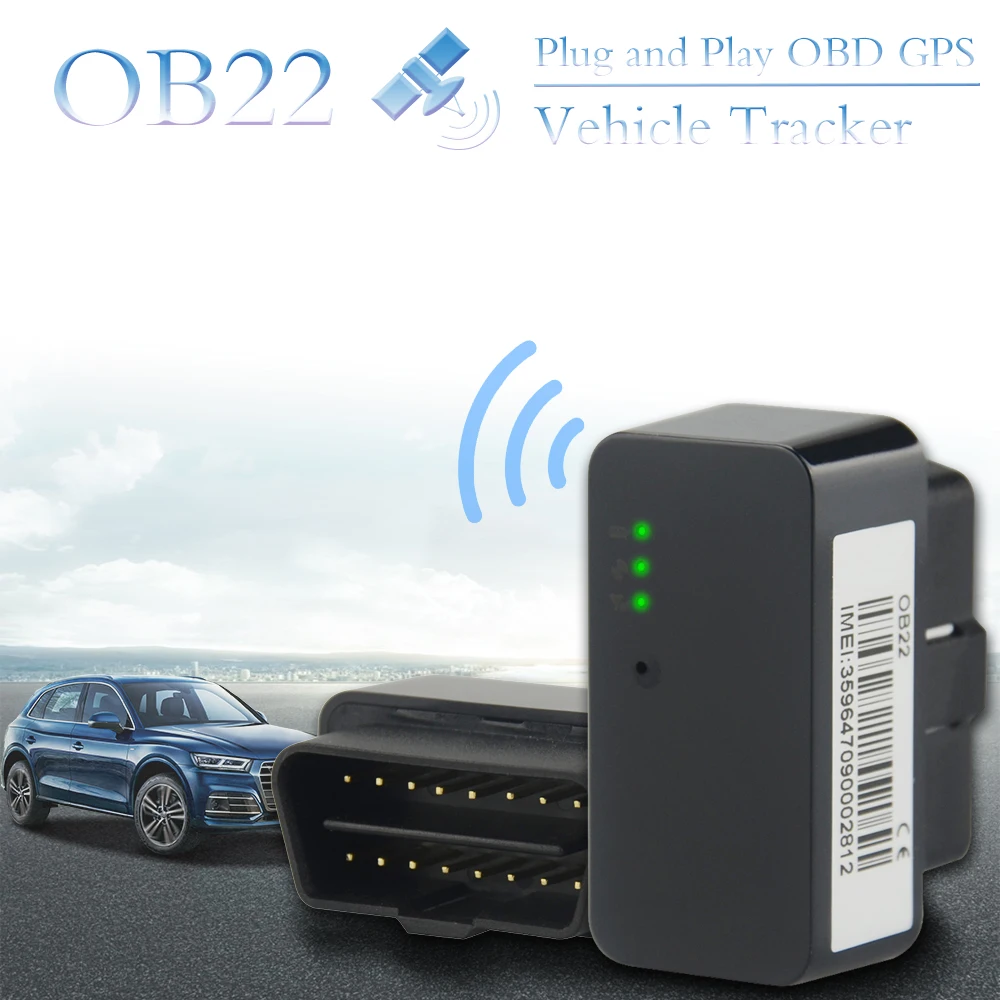 OB22 Concox Plug & Play OBD Автомобильный gps-трекер с GPS позиционированием в реальном