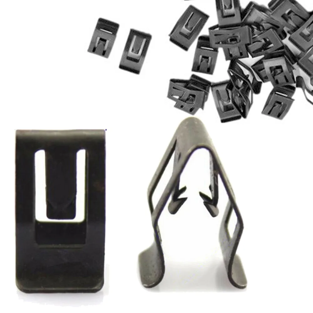 Trim Clips Secure and Professional Installation 50 Metal Fasteners for Car Interior Trim Console and Dashboard
Trim Clips Secure and Professional Installation 50 Metal Fasteners for Car Interior Trim Console and Dashboard