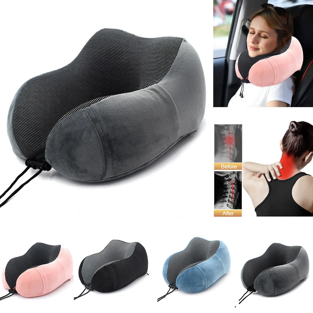 Travel Pillow Memory Foam Neck Pillow for Airplanes, Breathable and Washable Neck Support Pillow with Eye Mask and Ear Plugs
Travel Pillow Memory Foam Neck Pillow for Airplanes, Breathable and Washable Neck Support Pillow with Eye Mask and Ear Plugs