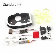 Minúsculo whoaver tw65 mini fpv corrida hovercraft barco deriva modelo de carro com receptor frsky integrado osd led diy racer(China)