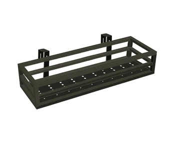 Stainless steel balcony flower stand railing hanging pot rack fence green radish shelf window sill indoorhanging planter 
Stainless steel balcony flower stand railing hanging pot rack fence green radish shelf window sill indoorhanging planter