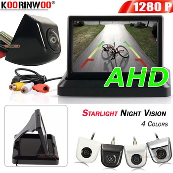 Koorinwoo Intelligent Starlight AHD 4.3" Monitor Folding Screen Metal Black White 1280P Car Rear View Camera Back Parking System 
Koorinwoo Intelligent Starlight AHD 4.3" Monitor Folding Screen Metal Black White 1280P Car Rear View Camera Back Parking System