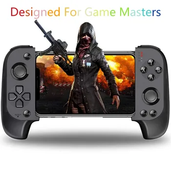 Wireless Control Gaming Portable PUBG Game Controller Gamepad Mobile Phone L1R1 Trigger Shooting Aim Key Button Gamepad Joystick
Wireless Control Gaming Portable PUBG Game Controller Gamepad Mobile Phone L1R1 Trigger Shooting Aim Key Button Gamepad Joystick