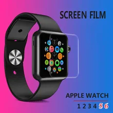 Screen Protector Clear Full Coverage Protective Film for iWatch 6 5 4 40MM 44MM Not Tempered Glass for Apple Watch 3 2 38MM 42MM Screen Protector Clear Full Coverage Protective Film for iWatch 6 5 4 40MM 44MM Not Tempered Glass for Apple Watch 3 2 38MM 42MM