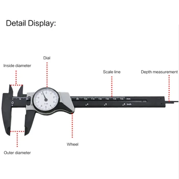 2019 Slide Gauge Plastic Vernier Caliper Plastic Caliper Durable Dial Band Meter Caliper for Steel Drop Shipping
2019 Slide Gauge Plastic Vernier Caliper Plastic Caliper Durable Dial Band Meter Caliper for Steel Drop Shipping