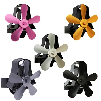 Wall Mounted Heat Self-Powered Fireplace Stove Fan Quiet 5 Blades Aluminum Efficiently Warm Large Room Wood Log Burner Eco Frien
Wall Mounted Heat Self-Powered Fireplace Stove Fan Quiet 5 Blades Aluminum Efficiently Warm Large Room Wood Log Burner Eco Frien
