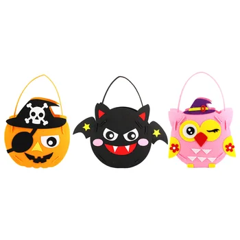 3Pcs Halloween Candy Bag DIY Durable Novel Nice Goody Snacks Tote Non-Woven Bucket Trick or Treat Bag
3Pcs Halloween Candy Bag DIY Durable Novel Nice Goody Snacks Tote Non-Woven Bucket Trick or Treat Bag