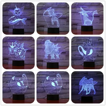 Bluetooth music speaker base Pokemon Umbreon 7 Color Lamp 3d Visual Led Night Lights Kids Touch Usb Table Lampa Lampe Pikachu
Bluetooth music speaker base Pokemon Umbreon 7 Color Lamp 3d Visual Led Night Lights Kids Touch Usb Table Lampa Lampe Pikachu