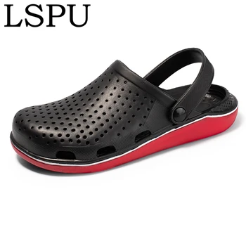 New Arrival Summer Men Sandlas Slip On Breathable Water Beach Sandals Jelly Garden Shoes Fashion Crocks Men Clogs Summer Slides
New Arrival Summer Men Sandlas Slip On Breathable Water Beach Sandals Jelly Garden Shoes Fashion Crocks Men Clogs Summer Slides