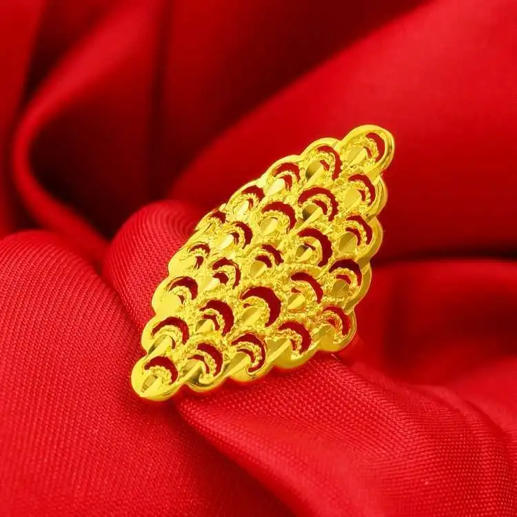Nansha 999 Rose Gold Plated Ring Model Fake Women's Gold Adjustable Regulation More Pure Gold on Addictive Color
Nansha 999 Rose Gold Plated Ring Model Fake Women's Gold Adjustable Regulation More Pure Gold on Addictive Color