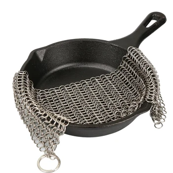 Cast Iron Cleaner Stainless Steel Cast Iron Cleaner Pan Pot Scrubber Home Cookware Kitchen Tool
Cast Iron Cleaner Stainless Steel Cast Iron Cleaner Pan Pot Scrubber Home Cookware Kitchen Tool