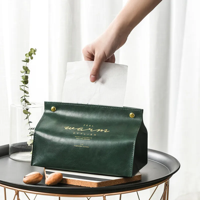 INS Northern Europe Leather Tissue Box Paper Extraction Box Home Living Room Creative Tissue Cover Paper Bag Car Mounted Coffee
INS Northern Europe Leather Tissue Box Paper Extraction Box Home Living Room Creative Tissue Cover Paper Bag Car Mounted Coffee