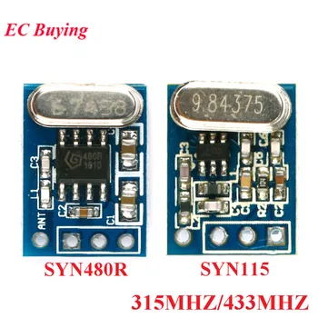 SYN115 SYN480R 315MHZ 433MHZ Transmitter Receiver Wireless Module ASK/OOK Transmitter Receiver Board For Arduino
SYN115 SYN480R 315MHZ 433MHZ Transmitter Receiver Wireless Module ASK/OOK Transmitter Receiver Board For Arduino