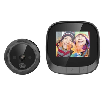 C06 Doorbell Camera, Home Security Multi-Function 2.4-Inch TFT LCD Display Cat-Eye Door Surveillance Camera
C06 Doorbell Camera, Home Security Multi-Function 2.4-Inch TFT LCD Display Cat-Eye Door Surveillance Camera