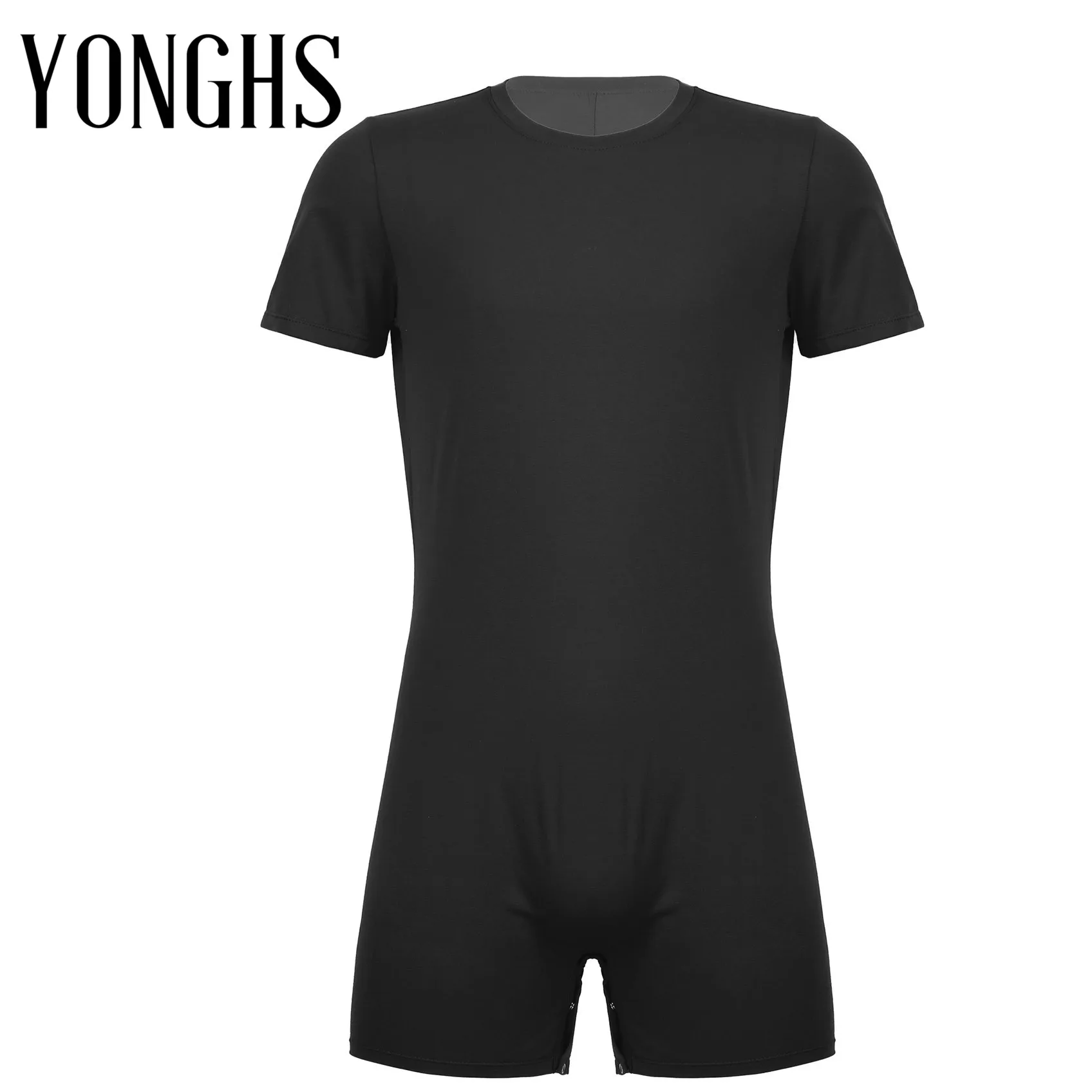 Mens Lingerie Sexy Bodysuit Jumpsuit Round Neck Short Sleeve Summer Sportswear Exercise Running Outfit Invisible Zipper Rompers
Mens Lingerie Sexy Bodysuit Jumpsuit Round Neck Short Sleeve Summer Sportswear Exercise Running Outfit Invisible Zipper Rompers