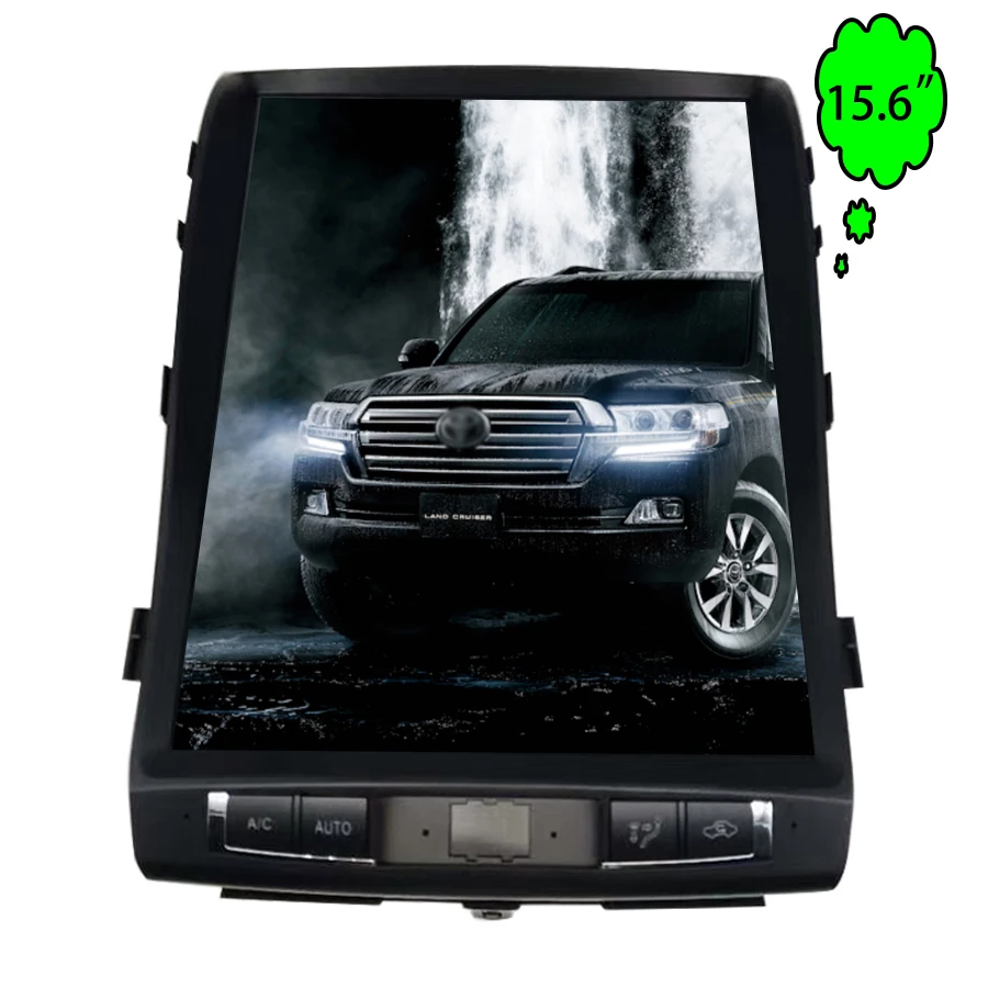 15.6 inch Android 11 Car Video Player Tesla Radio For Toyota Land Cruiser 200 LC200 2012 - 2008 IPS Screen Navigator Multimedia |