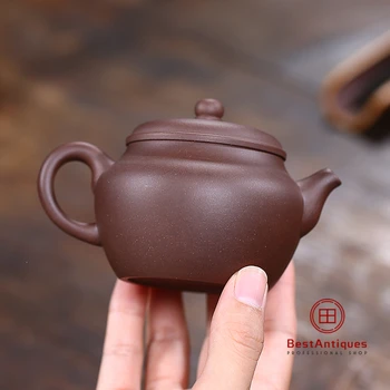 Yixing Zisha Teapot Purple Clay Teapots Handmade Runpu 150cc 
Yixing Zisha Teapot Purple Clay Teapots Handmade Runpu 150cc