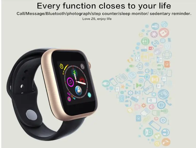 For Russian customer Russian menu smart watch with 2g Sim card Z6 Model 2 pieces per lot free shipping
For Russian customer Russian menu smart watch with 2g Sim card Z6 Model 2 pieces per lot free shipping
