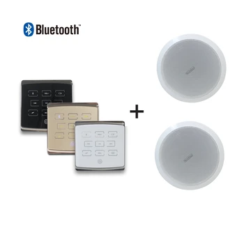 2 channel 25W Bluetooth/USB pa home audio background music system in wall mounted amplifier with 2 pieces 6'' ceiling speakers
2 channel 25W Bluetooth/USB pa home audio background music system in wall mounted amplifier with 2 pieces 6'' ceiling speakers