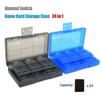 For Nintendo Switch 24IN1 Card Box Game Cassette Boxes 24+2 Bit Cassette TF Card Storage Box Black For Switch
For Nintendo Switch 24IN1 Card Box Game Cassette Boxes 24+2 Bit Cassette TF Card Storage Box Black For Switch