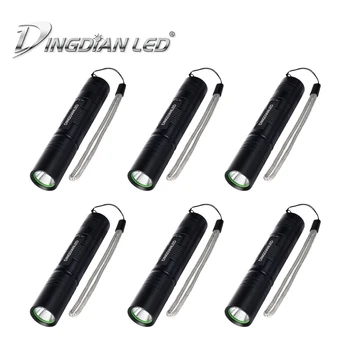 DINGDIAN LED 6PCS 400LM Flashlight Cree Powerful 18650 Battery Portable Torch Waterproof Handheld Tactical Camping Torch Lamp
DINGDIAN LED 6PCS 400LM Flashlight Cree Powerful 18650 Battery Portable Torch Waterproof Handheld Tactical Camping Torch Lamp