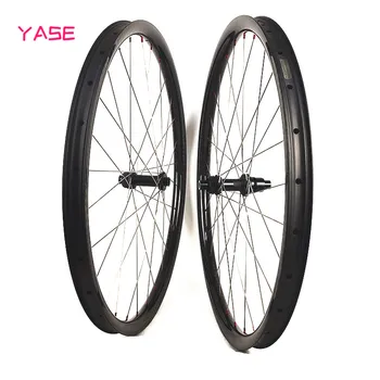 

29er mtb bicycle wheels titanium alloy spokes 40x25mm tubeless asymmetry wheelset DT 180S boost 110x15 148x12 carbon disc wheel