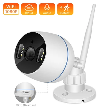 1080P Cloud Wifi Camera Outdoor 2MP 4X Digital Zoom Wireless Bullet Camera Full Color Night Vision Audio Home Security IP Camera
1080P Cloud Wifi Camera Outdoor 2MP 4X Digital Zoom Wireless Bullet Camera Full Color Night Vision Audio Home Security IP Camera