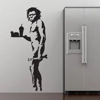 Banksy Fast Food Caveman Graffiti Wall Art Sticker Decal Home DIY Decoration Wall Mural Removable Bedroom Decor Sticker 2927
Banksy Fast Food Caveman Graffiti Wall Art Sticker Decal Home DIY Decoration Wall Mural Removable Bedroom Decor Sticker 2927