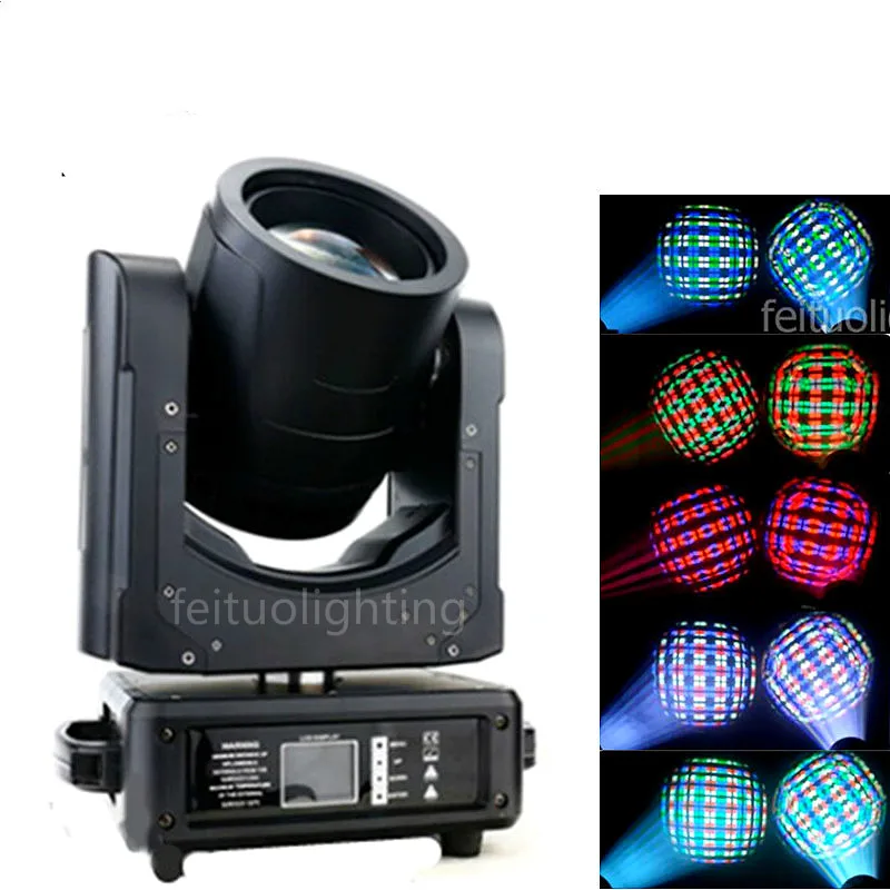 Фото 2 шт. + чехол DMX сценический Светодиодный точечный светильник 60 Вт 3 в 1 Zoom 4 °-28 ° RGBW с
