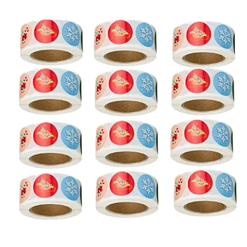 Christmas Ornaments Sticker Roll 500PCS Per Roll Very Suitable for Christmas 12Rolls Themed Scrapbooks and Decorations
Christmas Ornaments Sticker Roll 500PCS Per Roll Very Suitable for Christmas 12Rolls Themed Scrapbooks and Decorations