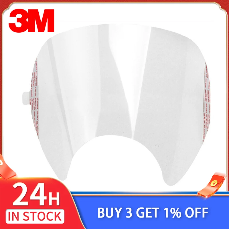 Фото 3M 6885 Lens Cover Faceshield Face Shield for 6800 Full Gas Mask Respirator Protective Films Respiratory Accessory | Безопасность и