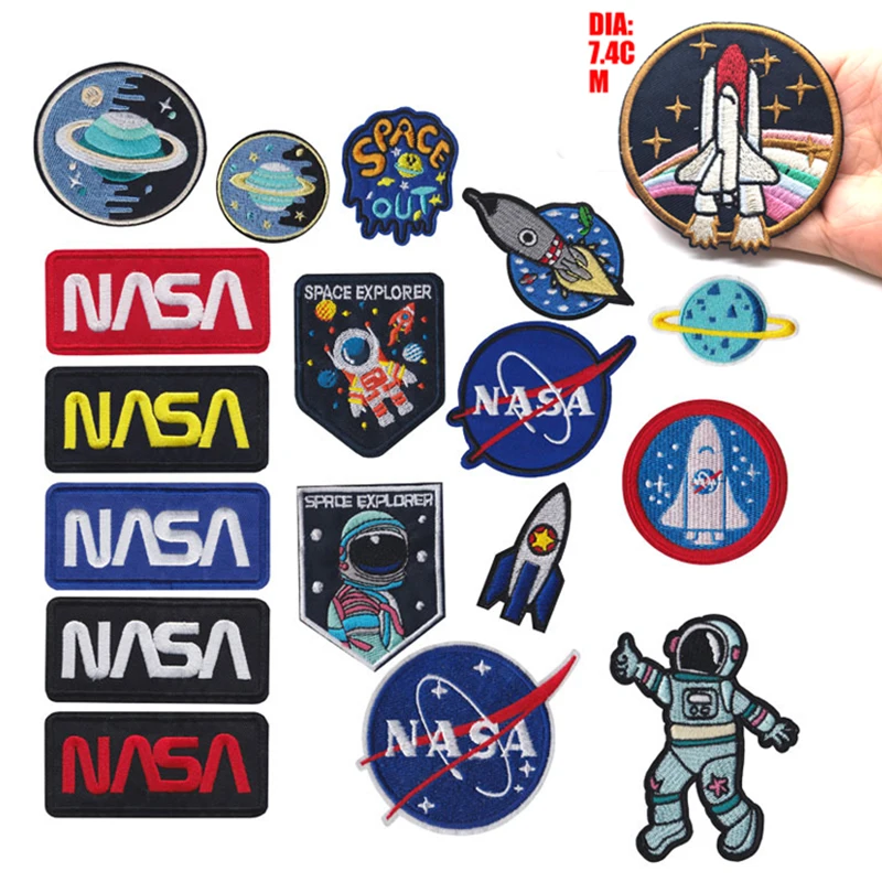 Outer Space Patches For Diy Clothes Unknown Space Ufo Rocket Alien Astronaut Embroidery Thermal Iron on Patches Stickers
Outer Space Patches For Diy Clothes Unknown Space Ufo Rocket Alien Astronaut Embroidery Thermal Iron on Patches Stickers