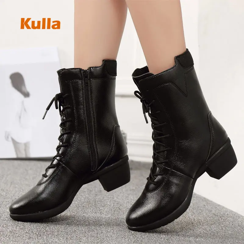New Women Modern Dance Boots Woman Soft Bottom Zip Jazz Dance Shoes Square Heel Autumn Winter Middle Heels Warm Fitness Sneakers
New Women Modern Dance Boots Woman Soft Bottom Zip Jazz Dance Shoes Square Heel Autumn Winter Middle Heels Warm Fitness Sneakers