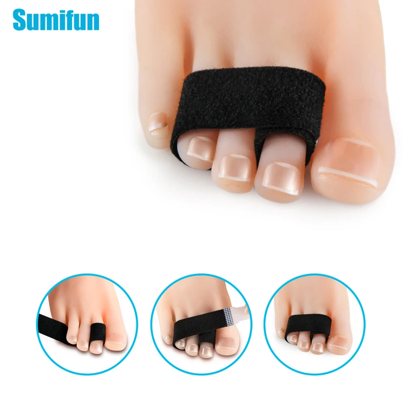 Black Toe Corrector Straightener Orthotics Wrap Cushioned Bandages Hammer Elastic Toe Separator Splints Tape Foot Care Tool
Black Toe Corrector Straightener Orthotics Wrap Cushioned Bandages Hammer Elastic Toe Separator Splints Tape Foot Care Tool