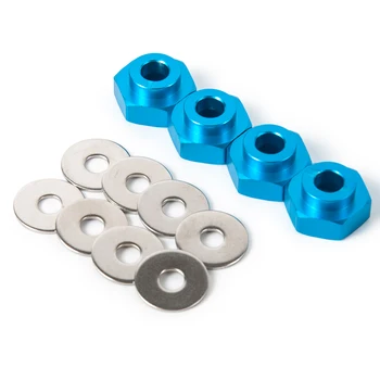 AXSPEED 4Pcs 12mm to 17mm Metal Wheel Hex Hub Adapters Extended 5mm for 1/10 RC Car
AXSPEED 4Pcs 12mm to 17mm Metal Wheel Hex Hub Adapters Extended 5mm for 1/10 RC Car