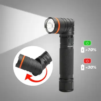 EverBrite USB Rechargeable torch LED flashlight Battery Included Super Bright IP65 Water-Resistant Electric torch with UV Light
EverBrite USB Rechargeable torch LED flashlight Battery Included Super Bright IP65 Water-Resistant Electric torch with UV Light