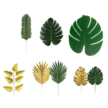 60 Pcs Simulated Monstera Tropical Leaves Palm Leaves Faux Leaves Decoration Green Jungle Party Safari Leaves for Hawaiian Luau
60 Pcs Simulated Monstera Tropical Leaves Palm Leaves Faux Leaves Decoration Green Jungle Party Safari Leaves for Hawaiian Luau