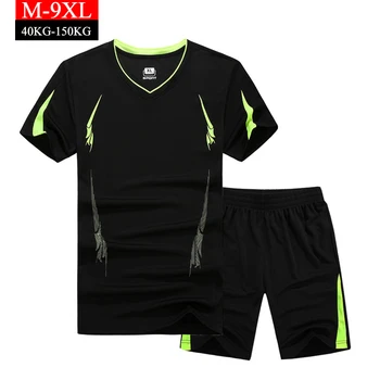 Men's Summer Basketball Fitness Suit T-shirt Shorts Outdoor Quick-Drying Loose Sportswear Clothes Jogger Suits Men 2 Pieces Set
Men's Summer Basketball Fitness Suit T-shirt Shorts Outdoor Quick-Drying Loose Sportswear Clothes Jogger Suits Men 2 Pieces Set