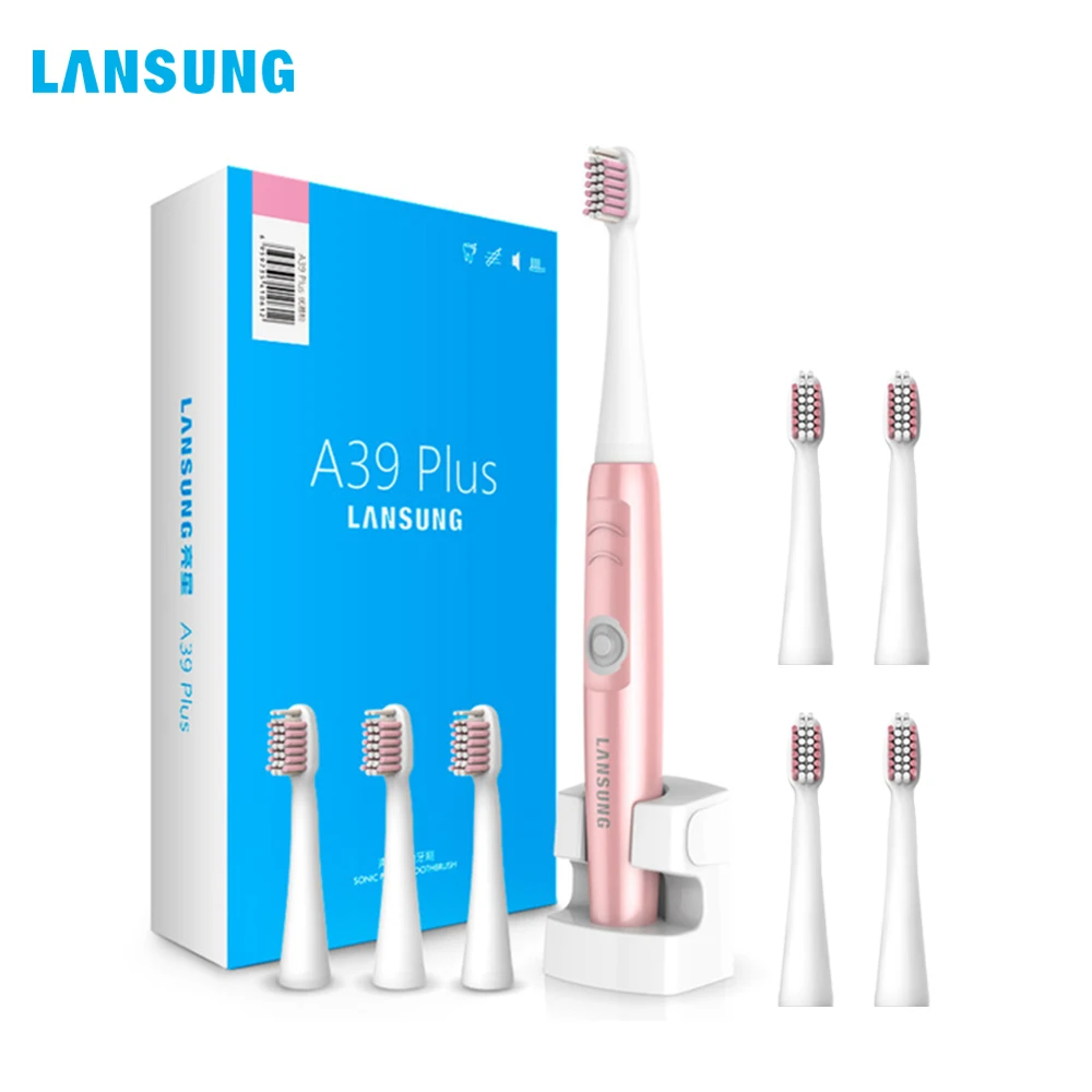 LANSUNG Wireless Charge Ultrasonic Sonic Electric Presented Toothbrush heads BrushSets Whitening Teeth Brush Electric Toothbrush
LANSUNG Wireless Charge Ultrasonic Sonic Electric Presented Toothbrush heads BrushSets Whitening Teeth Brush Electric Toothbrush