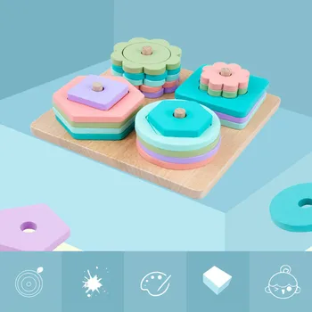 Kids Baby Wooden Learning Geometry Educational Toys Puzzle 3D IQ Puzzle For Kids Building Blocks Construction Toys For Children
Kids Baby Wooden Learning Geometry Educational Toys Puzzle 3D IQ Puzzle For Kids Building Blocks Construction Toys For Children
