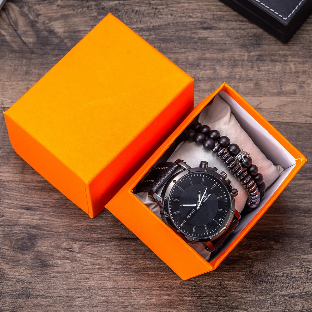 Creative-Men's Gift Set Beautifully Packaged Watch + Bracelet Set Creative Combination Set Watch
Creative-Men's Gift Set Beautifully Packaged Watch + Bracelet Set Creative Combination Set Watch
