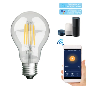 WiFi Smart Light Smart Bulb LED Bulb E27 Dimmable Light APP Cloud Remote Control Compatible with Alexa Google Home Voice Control
WiFi Smart Light Smart Bulb LED Bulb E27 Dimmable Light APP Cloud Remote Control Compatible with Alexa Google Home Voice Control