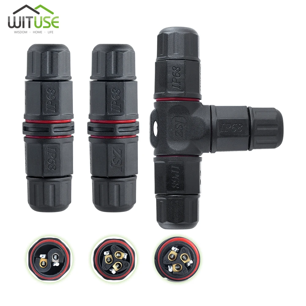 IP68 Waterproof 2 Pin/3 Pin Terminal Adapter Set electrical cable Connector Adapter Wire Connector Screw Pin LED Light connector
IP68 Waterproof 2 Pin/3 Pin Terminal Adapter Set electrical cable Connector Adapter Wire Connector Screw Pin LED Light connector